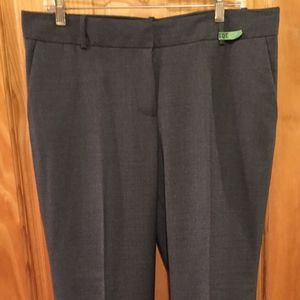 J Crew 1035 Gray Slacks 12 Tall Super 120s Wool